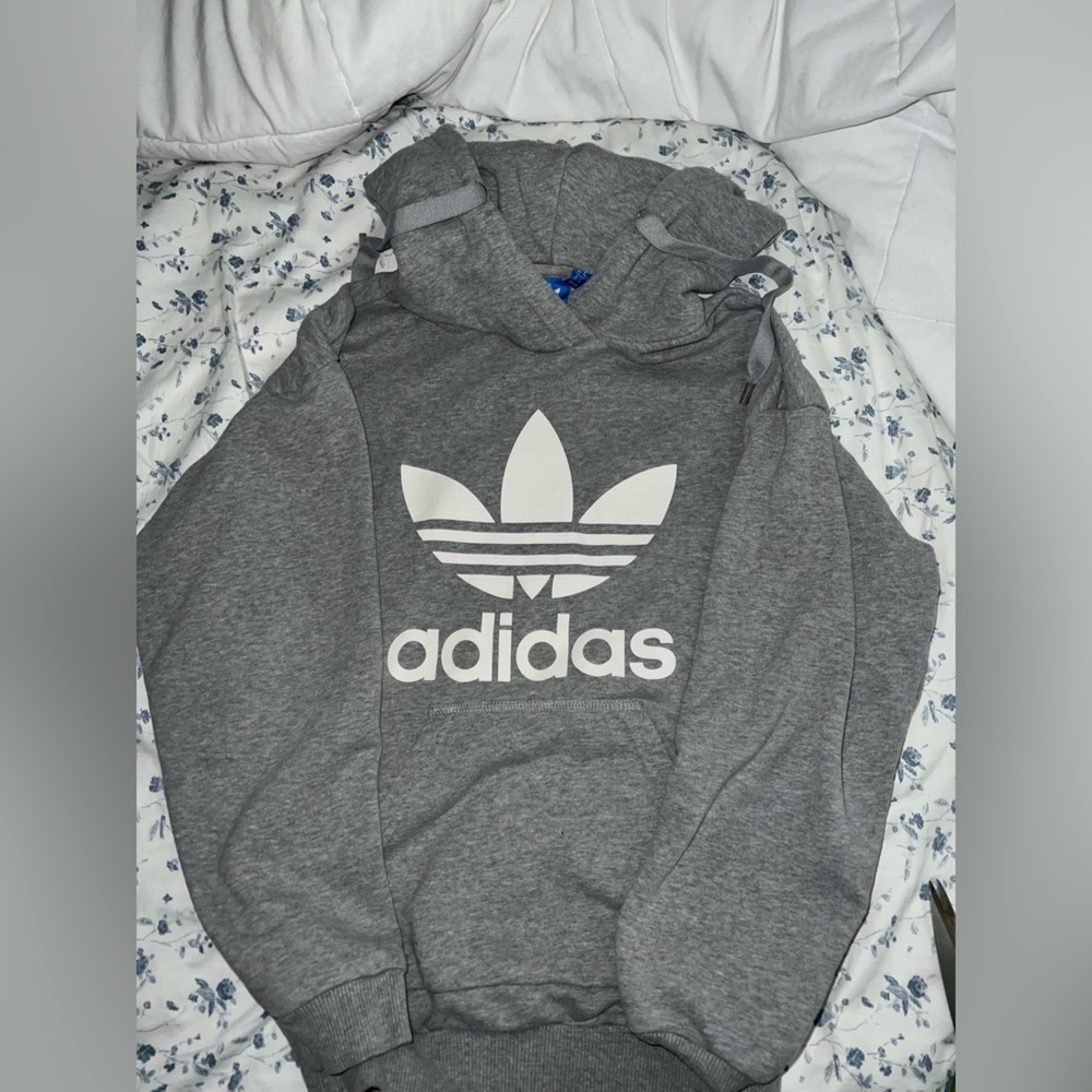 Adidas Original Grey Hoodie